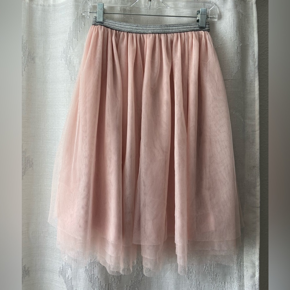 Pink tulle skirt